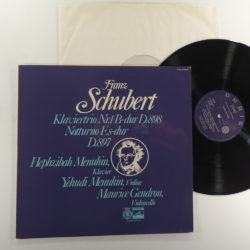 Schubert, Hephzibah Menuhin, Yehudi Menuhin, Maurice Gendron – Klaviertrio Nr.1 B-dur D.898 / Notturno Es-dur D.897